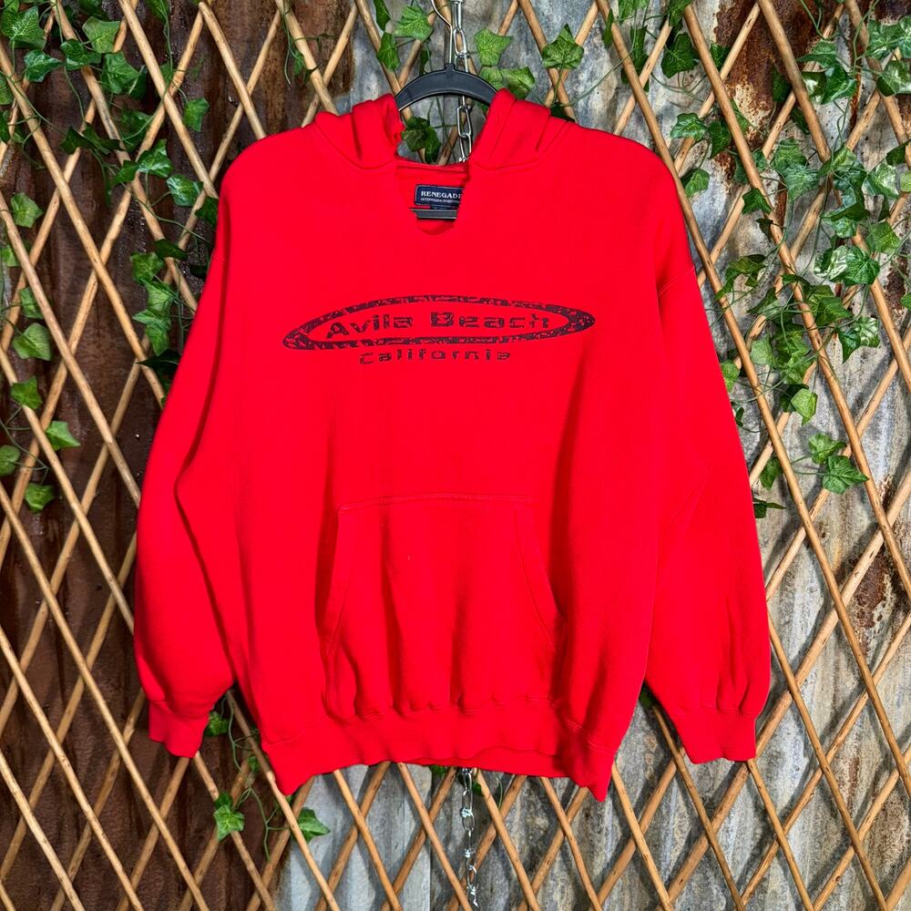 Vintage Y2K Avila Beach, California surf skate 2000s hoodie